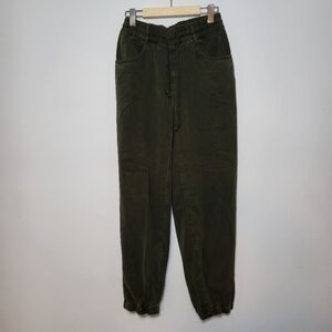 Zara Washed Army Green Jogger Styled Pant Size S